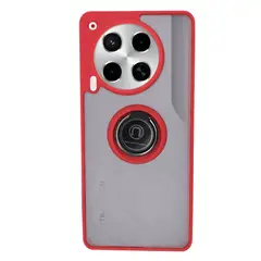 GENERICO - Funda Estuche Mate Con Anillo Compatible Con Tecno Camon 30 4G Rojo