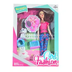 GENERICO - Muñeca Vestido Casual Mascota Casa Juguete Niñas Interactivo