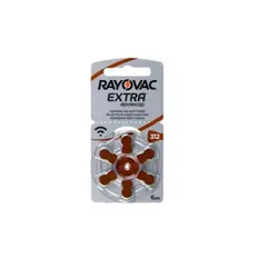 RAYOVAC - Batería Pila Pr41 Tipo 312 1.45 V Original Pack X 6