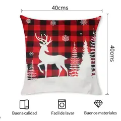 IKSA - Funda Peluche Para Almohada de Navidad