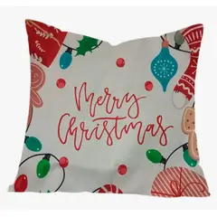 IKSA - Funda Peluche Para Almohada de Navidad