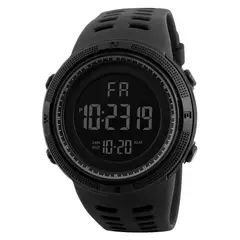 GENERAL - Reloj deportivo para hombre cronógrafo Digital negro