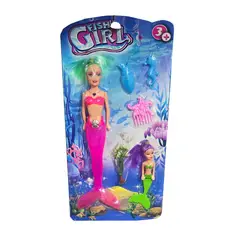 GENERICO - Muñeca Sirena Animales Del Mundo Marino Duo Juguete Niñas