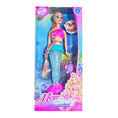 GENERICO - Muñeca Sirena Cola Sirena Tortuga Juguete Niñas Interactivo