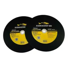 GENERICO - Disco Corte Metal Para Tronzadora 14 Pulgadas 2piezas