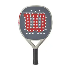 WILSON - Pala De Pádel Raqueta Paddle Pace V1 365 gr - Rojo