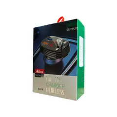 GENERICO - Modulador Fm Para Coche Con Bluetooth, Tf Y 2 Puertos Usb