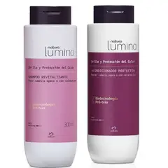 NATURA - Shampoo y Acondicionador protector color Lumina