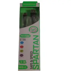 SPARTAN - Cable De Datos Para Celular Usb- Tipo C 3.1 A