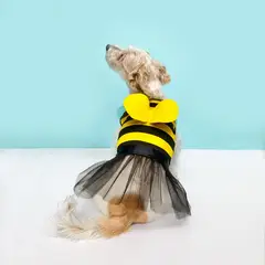 WAWAW - Disfraz para perro talla XS abeja Halloween