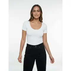 MOLGOA - Body para Mujer Cuello Redondo - The Dapper