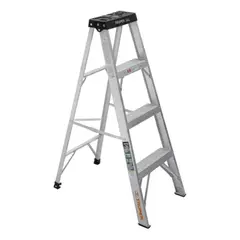 TRUPER - Escalera Tipo Tijera 3 Pasos, 150 Kg / 1.68m Altura