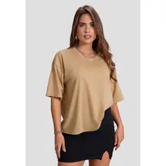 ATYPICAL - Camiseta Mujer Beige 103898