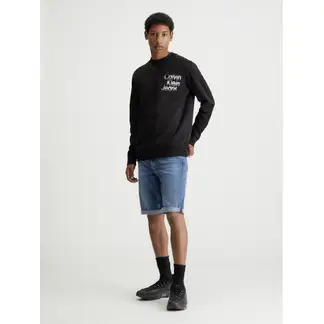 CALVIN KLEIN - Bermudas Azul Slim Fit Denim Para Hombre