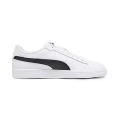 PUMA - Tenis Hombre Smash 3.0 L Blanco Deportivo Original