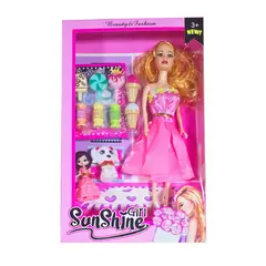 GENERICO - Muñeca Vestidos Elegante Helados Mascota Mini Muñeca Juguete