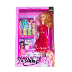 GENERICO - Muñeca Vestidos Elegante Helados Mascota Mini Muñeca Juguete