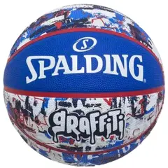 SPALDING - Balón Básquetbol Grafiti Color Blanco Azul