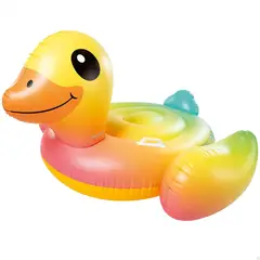 GENERICO - Flotador Inflable De Pato Multicolor de 147 Cm Piscina