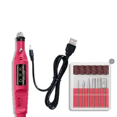 GENERICO - Kit Pulidor De Uñas Eléctrico Removedor Acrílico Manicure