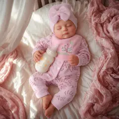 GENERICO - ❤ Bebe Reborn ❤ Emilia ❤ Ropa Rosada ❤