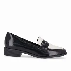 PICCADILLY - Mocasin de Mujer marca en Color NEGRO BLANCO  MOC662004