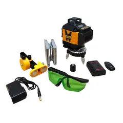 GENERICO - Nivel Laser 16 Lineas Verdes Recargable Maletin Autonivelante