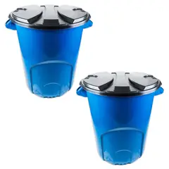 ENERGY PLUS - Combo x2 Tanque Plástico Multiusos 120L -Almacenar Agua Azul
