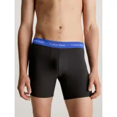 CALVIN KLEIN - Pack negro de 3 boxer - cotton stretch