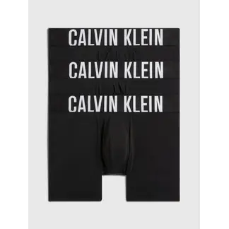 CALVIN KLEIN - Pack negro de 3 bóxers largos - Intense Power