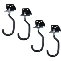 ICETOOLZ - Kit 4 Ganchos Bicicleta Pared O Madera Soporte Organizador