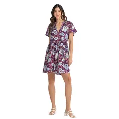 LEONISA - Vestido corto cuello Nerú
