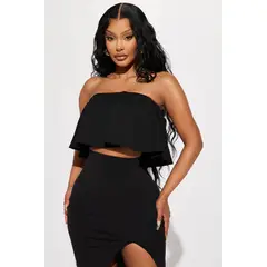 NEGRELI - CONJUNTO CASUAL TOP Y FALDA REF-3053