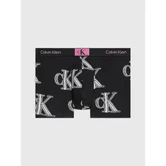CALVIN KLEIN - Bóxer negro estampado - CK96