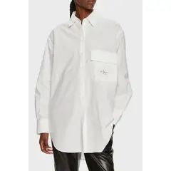 CALVIN KLEIN - Camisa blanca utility oversized de algodón