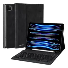 GENERICO - Estuche Forro Teclado Bluetooth Para iPad Con Espacio Pencil