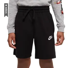 NIKE - Pantaloneta Jersey Niño-Negro