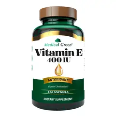 MEDICAL GREEN - Vitamin E 400 IU X 100 Capsulas