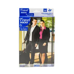 NO VARIX - Calcetin Viajero Negro 15-20 No-Varix Talla M Negro
