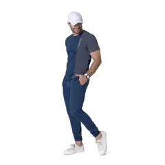MARKETING PERSONAL - Jogger Masculino Azul Petróleo Oscuro Mp 33636
