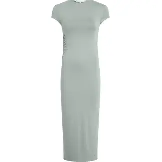 CALVIN KLEIN - Vestido Verde con detalle de modal