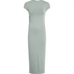 CALVIN KLEIN - Vestido Verde con detalle de modal