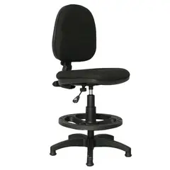 GENERICO - Silla De Oficina Cajero Alta Reclinable Negro