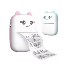 GENERICO - Impresora Bluetooth Portatil Termica Gato.