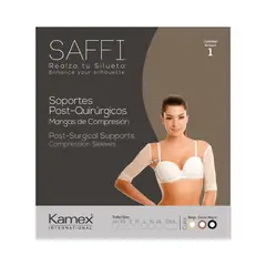 KAMEX - Mangas De Compresion Saffi Talla L Beige