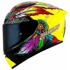 SUOMY - CASCO TRACK 1 CHIEFTAIN AMARILLO BRILLANTE XS