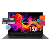 ASUS - PORTATIL AMD RYZEN 5-7520U SSD 1TB RAM 16GB PANTALLA OLED 15.6 FULL HD
