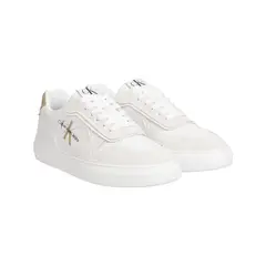CALVIN KLEIN - Tenis multicolor informales con detalles de gamuza