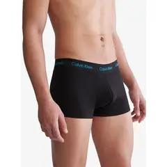 CALVIN KLEIN - Pack Negro De 3 Boxer Low Rise Trunk - Cotton Stretch