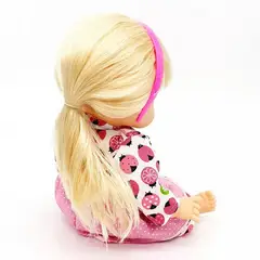 GENERICO - Muñeco Bebe Flores Tetero Pañal Vacinilla Juguete Niñas